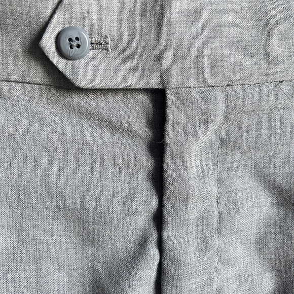 Stafford 34x32 Gray Worsted Wool Blend Men’s Dress Pants / Slacks - Picture 6 of 8